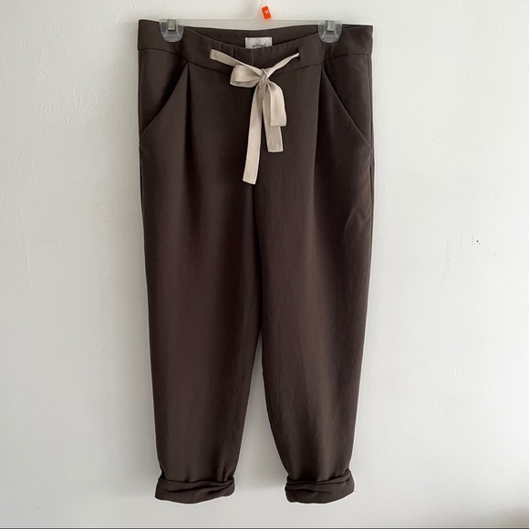 Aritzia - Wilfred Allant Pant in Camel Brown - Picture 5 of 12